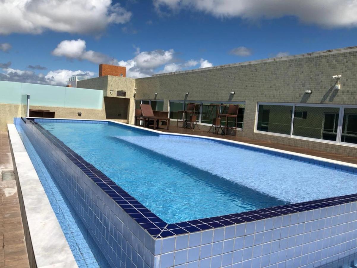 Confortavel Flat Com Piscina De Borda Infinita Na Cobertura 카베델로 외부 사진